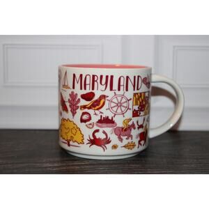 Starbucks Been There Series Collection Maryland Ceramic 14oz Coffee Mug EUC